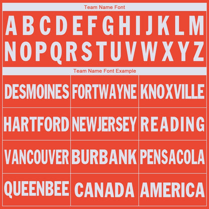 Custom Orange White V-Neck Basketball Jersey - Sky-Custom