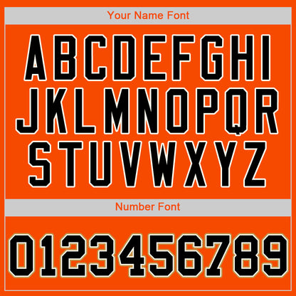 Custom Orange Black-Cream Authentic Baseball Jersey - Sky-Custom