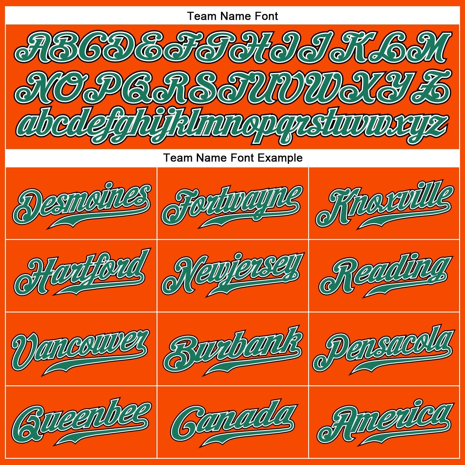Custom Orange Kelly Green Pinstripe Kelly Green-Black Authentic Baseball Jersey - Sky-Custom