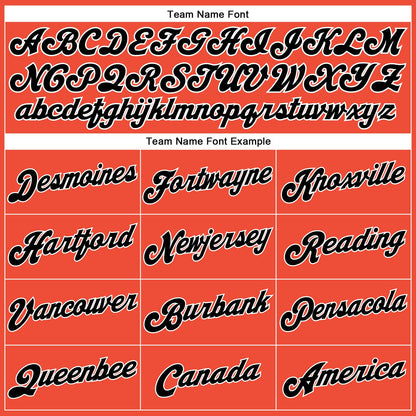 Custom Orange Black Pinstripe Black-White Authentic Basketball Jersey - Sky-Custom