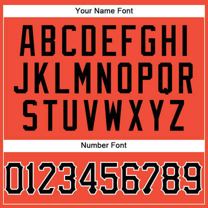 Custom Orange Black Pinstripe Black-White Authentic Basketball Jersey - Sky-Custom