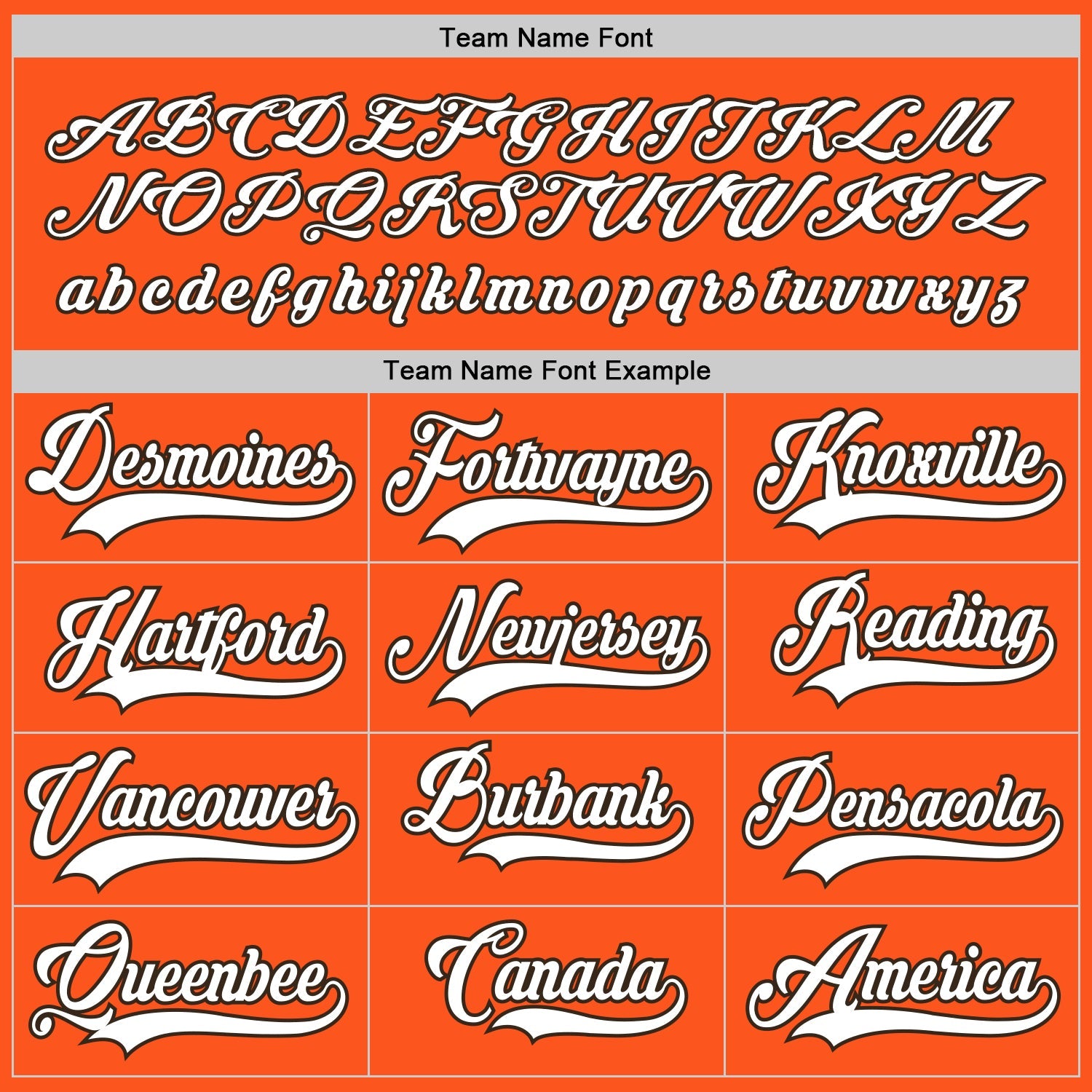 Custom Orange White-Brown Hockey Jersey - Sky-Custom