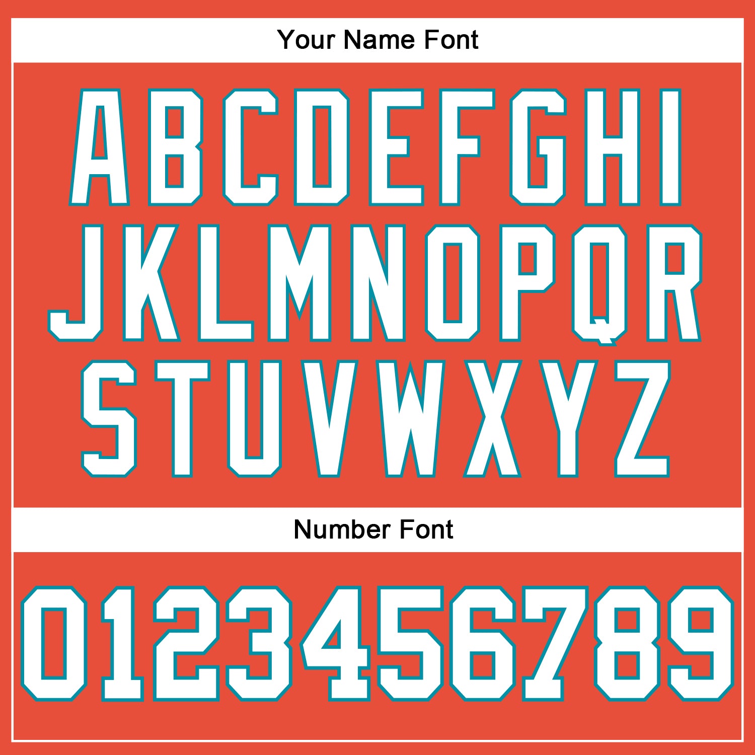 Custom Orange White-Teal Authentic Throwback Basketball Jersey - Sky-Custom