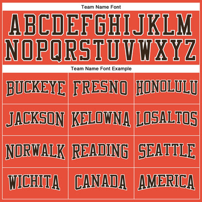 Custom Orange Brown-White Authentic Throwback Basketball Jersey - Sky-Custom