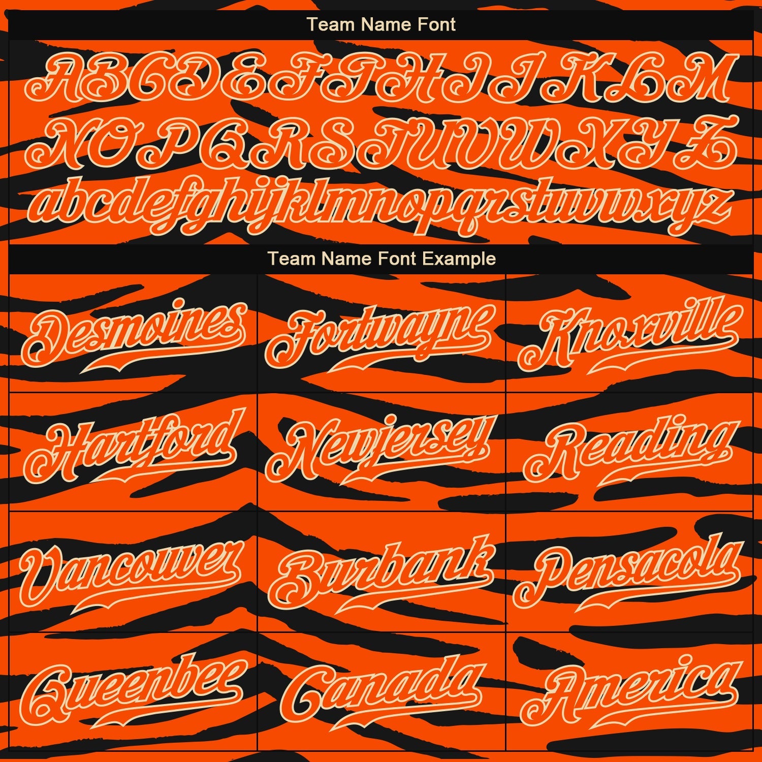 Custom Orange Orange-Black 3D Pattern Design Tiger Authentic Baseball Jersey - Sky-Custom