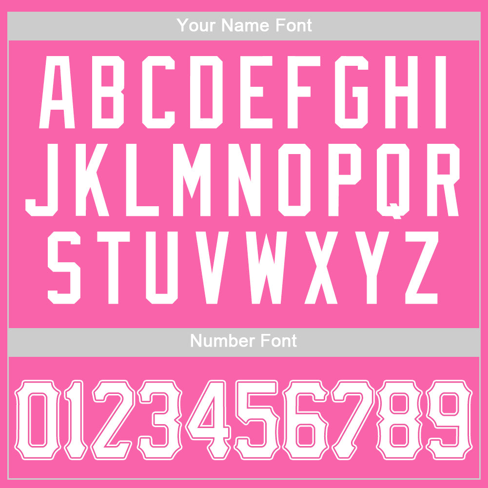 Custom Pink White Authentic Baseball Jersey - Sky-Custom
