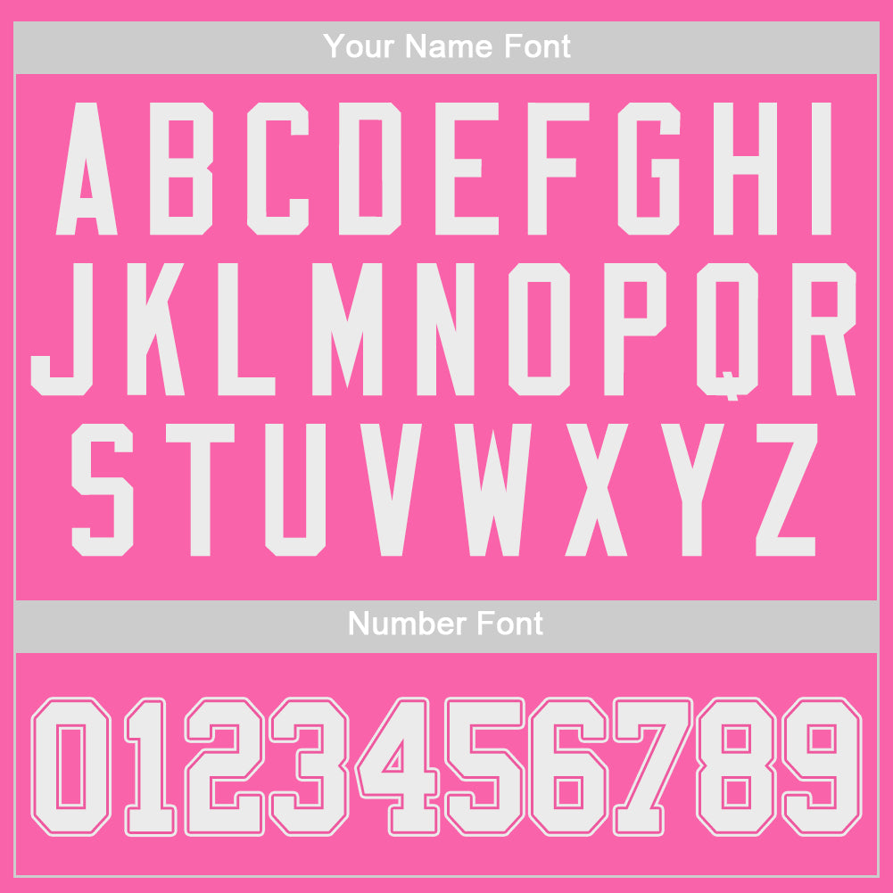 Custom Pink White Authentic Baseball Jersey - Sky-Custom
