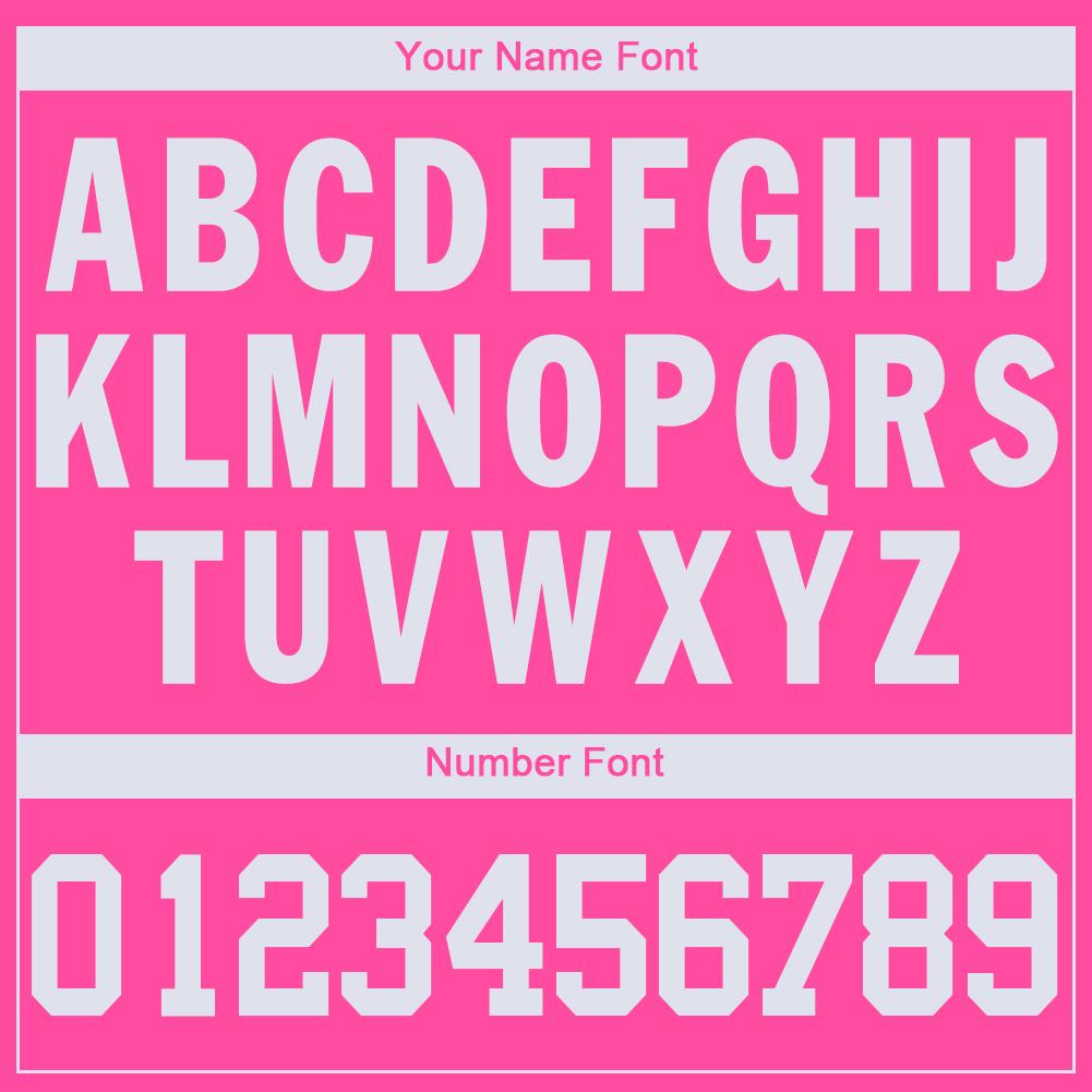 Custom Pink White V-Neck Basketball Jersey - Sky-Custom