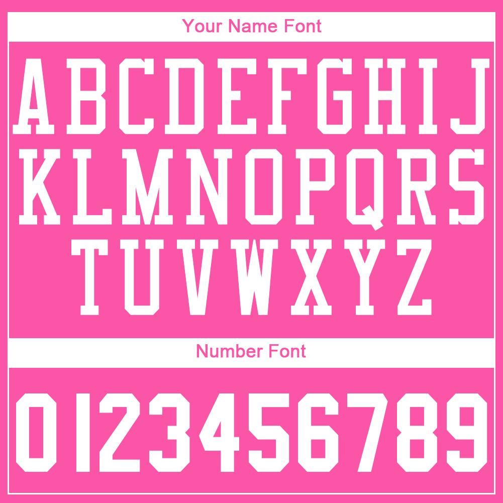 Custom Pink White Round Neck Suit Basketball Jersey - Sky-Custom