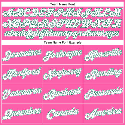 Custom Pink White Pinstripe White-Kelly Green Authentic Basketball Jersey - Sky-Custom