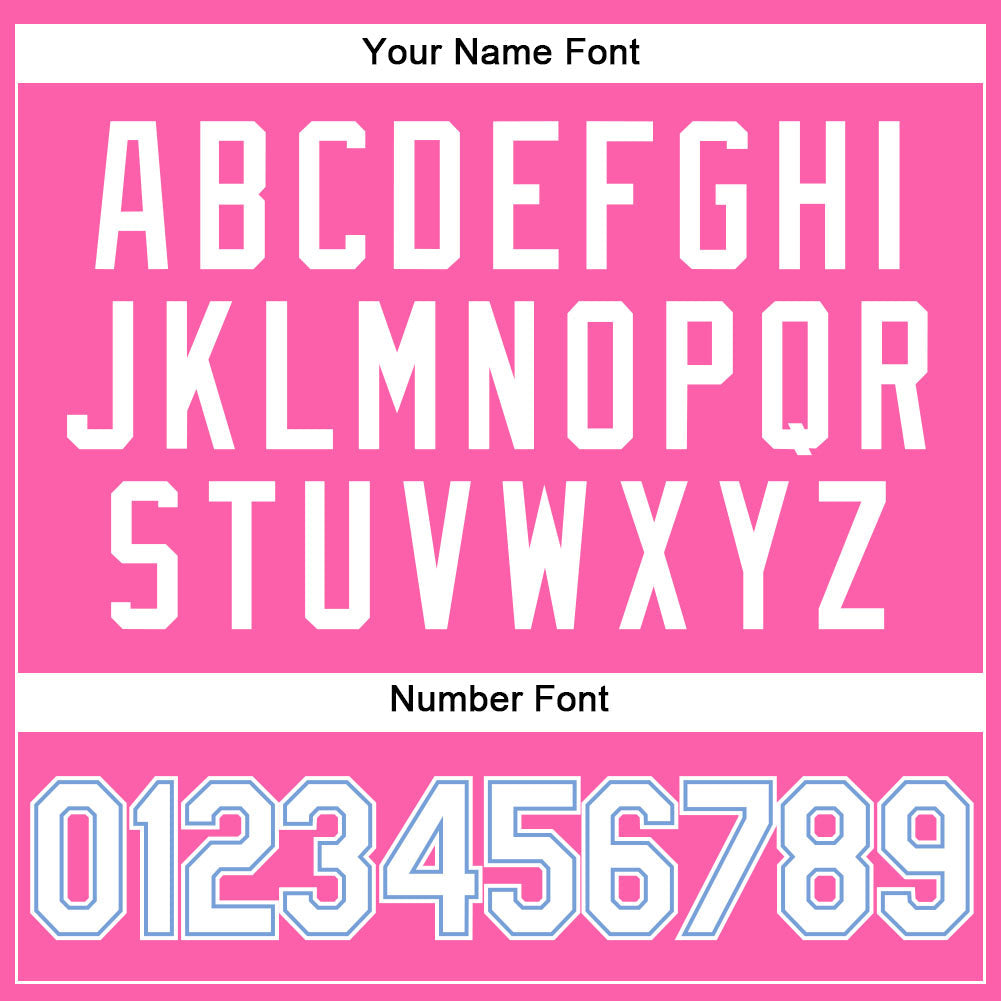 Custom Pink White Pinstripe White-Light Blue Authentic Basketball Jersey - Sky-Custom