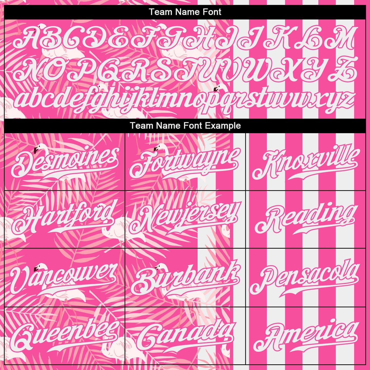 Custom Pink White 3D Pattern Design Tropical Palm Leaves And Famingo Authentic Baseball Jersey - Sky-Custom
