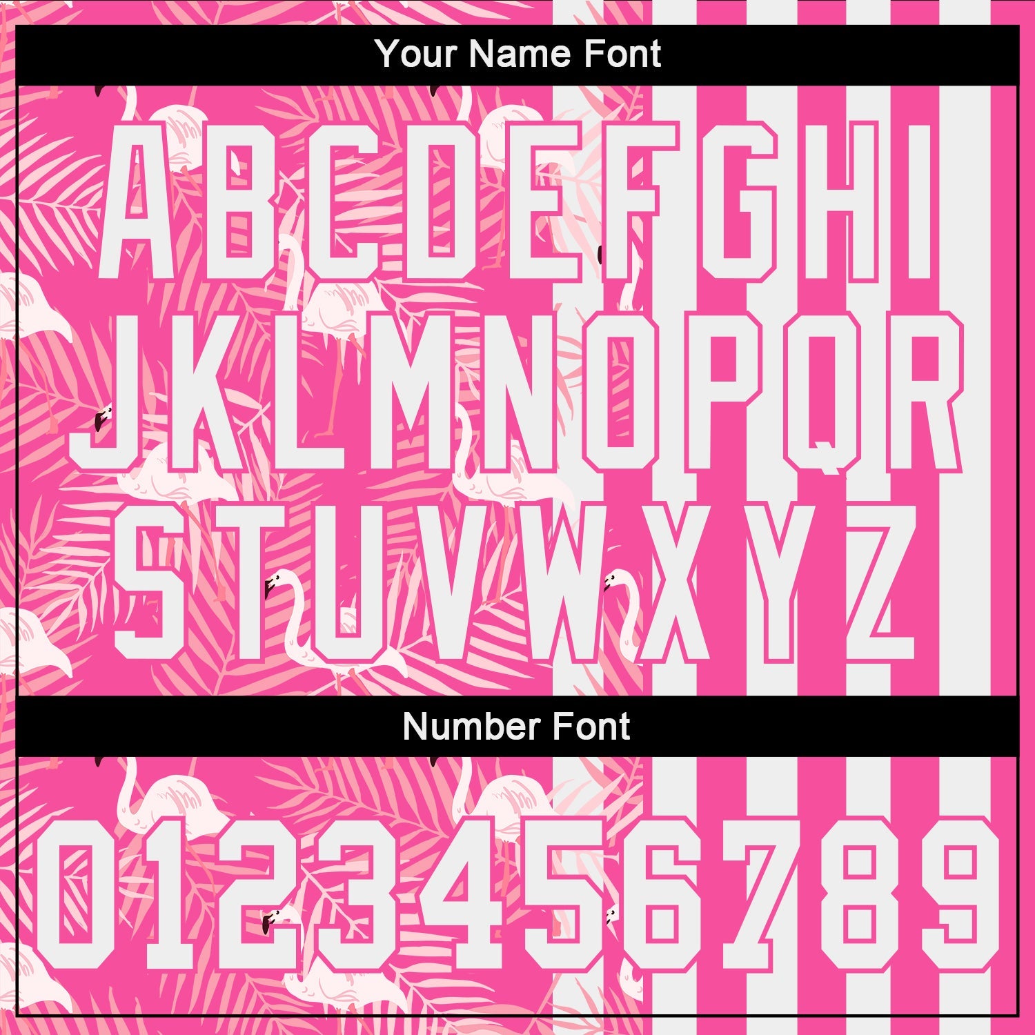 Custom Pink White 3D Pattern Design Tropical Palm Leaves And Famingo Authentic Baseball Jersey - Sky-Custom