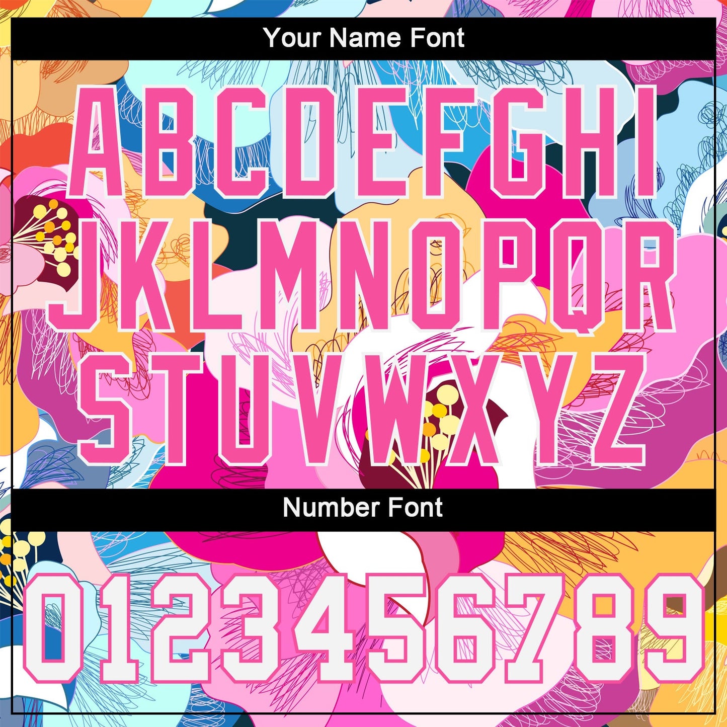 Custom Pink White-Pink 3D Pattern Design Flowers Authentic Baseball Jersey - Sky-Custom