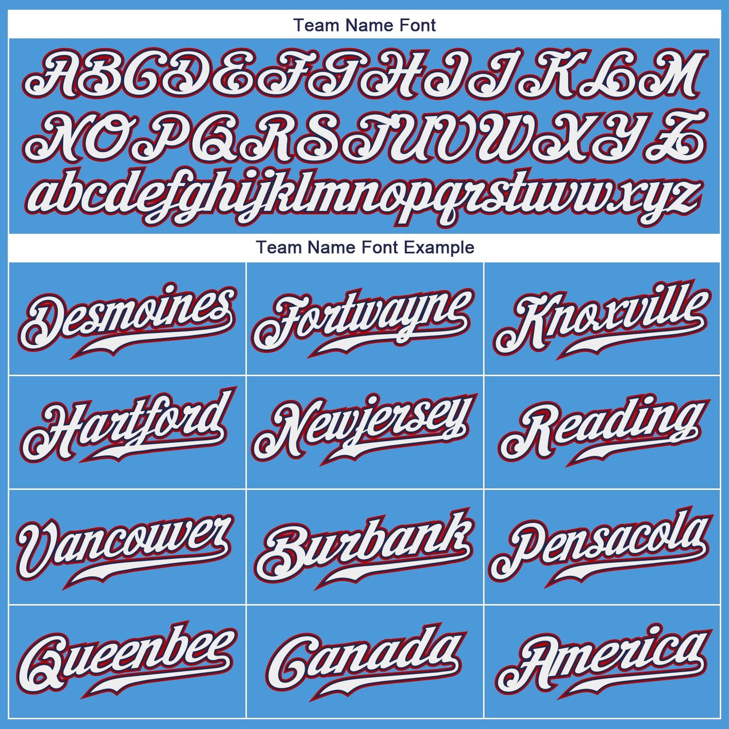 Custom Powder Blue White-Red Authentic Baseball Jersey - Sky-Custom