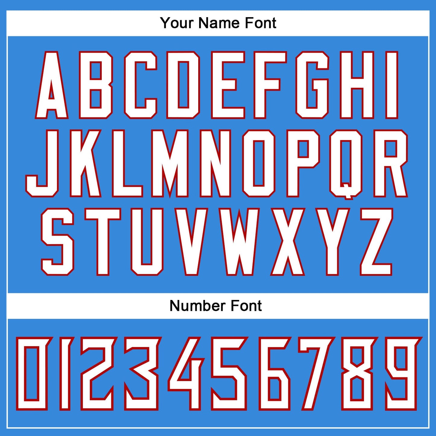 Custom Powder Blue White-Red Mesh Authentic Throwback Football Jersey - Sky-Custom