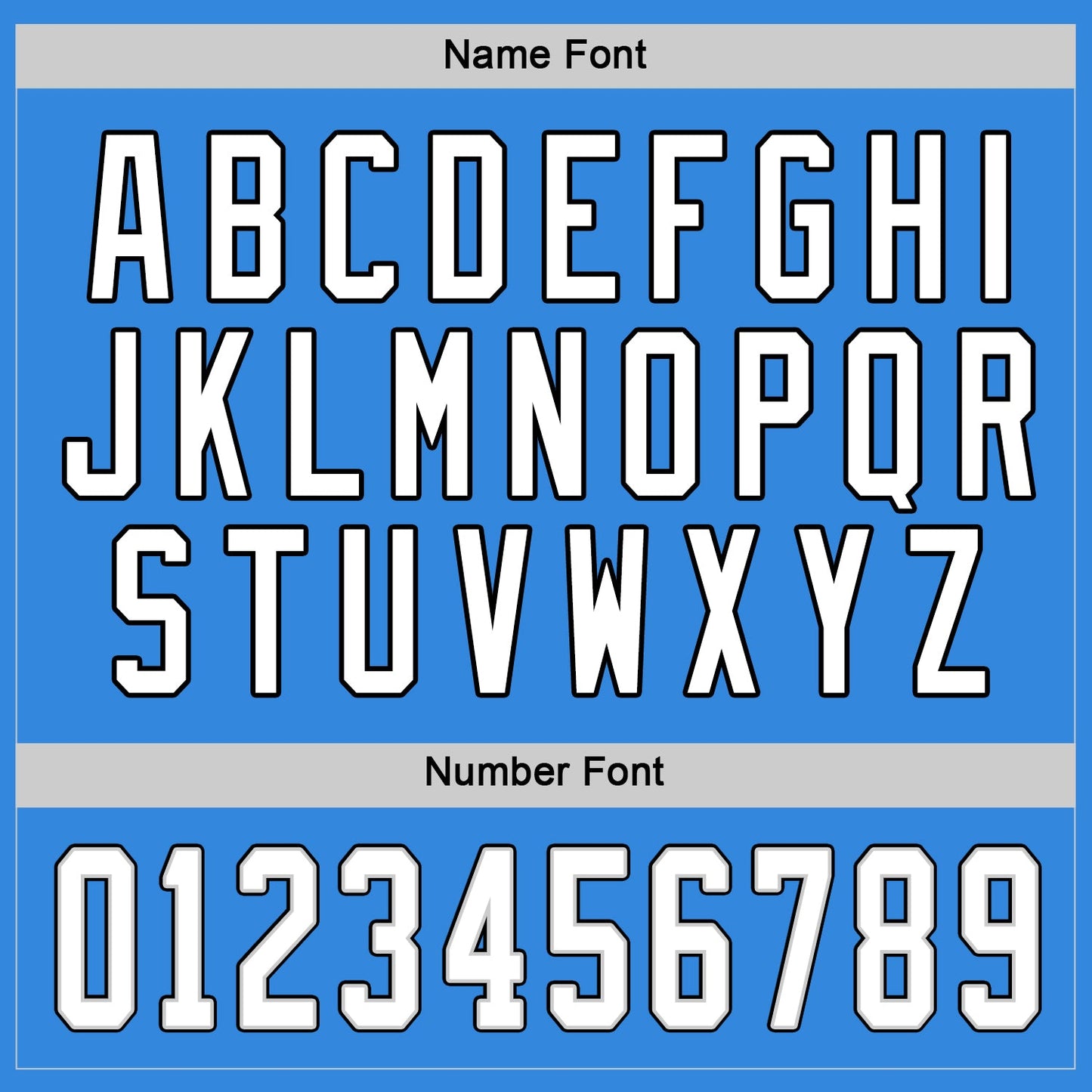 Custom Powder Blue White-Black Hockey Jersey - Sky-Custom