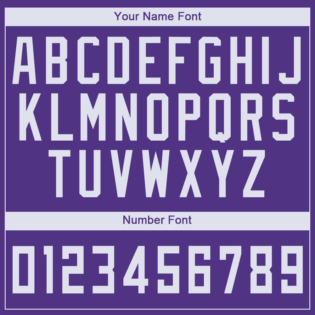Custom Purple White Round Neck Basketball Jersey - Sky-Custom