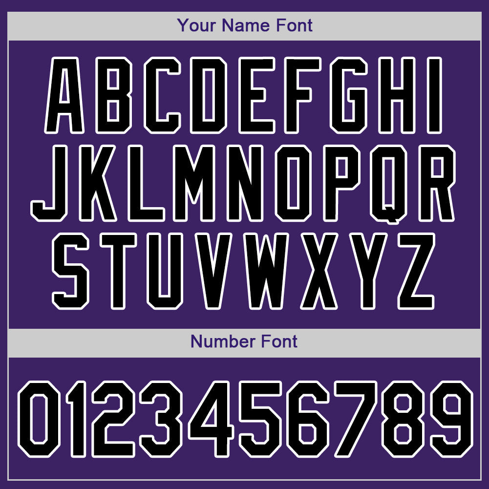 Custom Purple Black-Gray Authentic Baseball Jersey - Sky-Custom