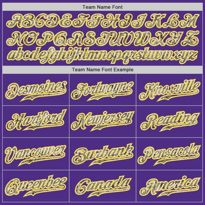 Custom Purple Camo-Gold Authentic Throwback Basketball Jersey - Sky-Custom