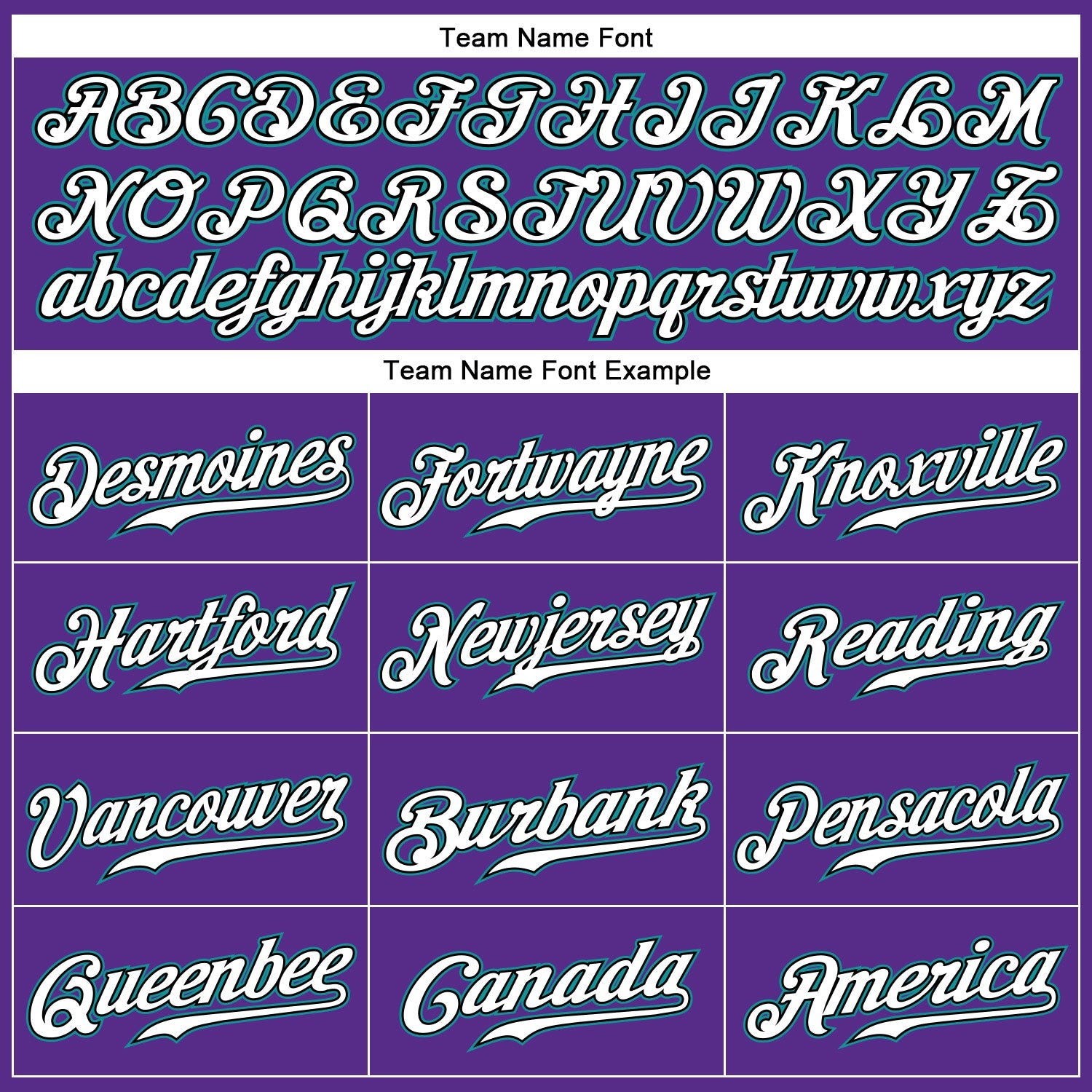 Custom Purple Black Pinstripe White-Teal Authentic Baseball Jersey - Sky-Custom