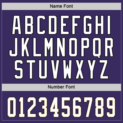 Custom Purple White-Black Hockey Jersey - Sky-Custom