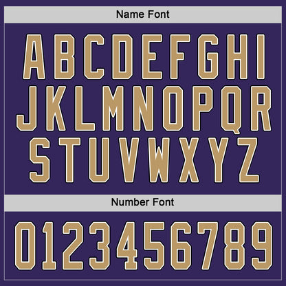 Custom Purple Old Gold-Black Hockey Jersey - Sky-Custom