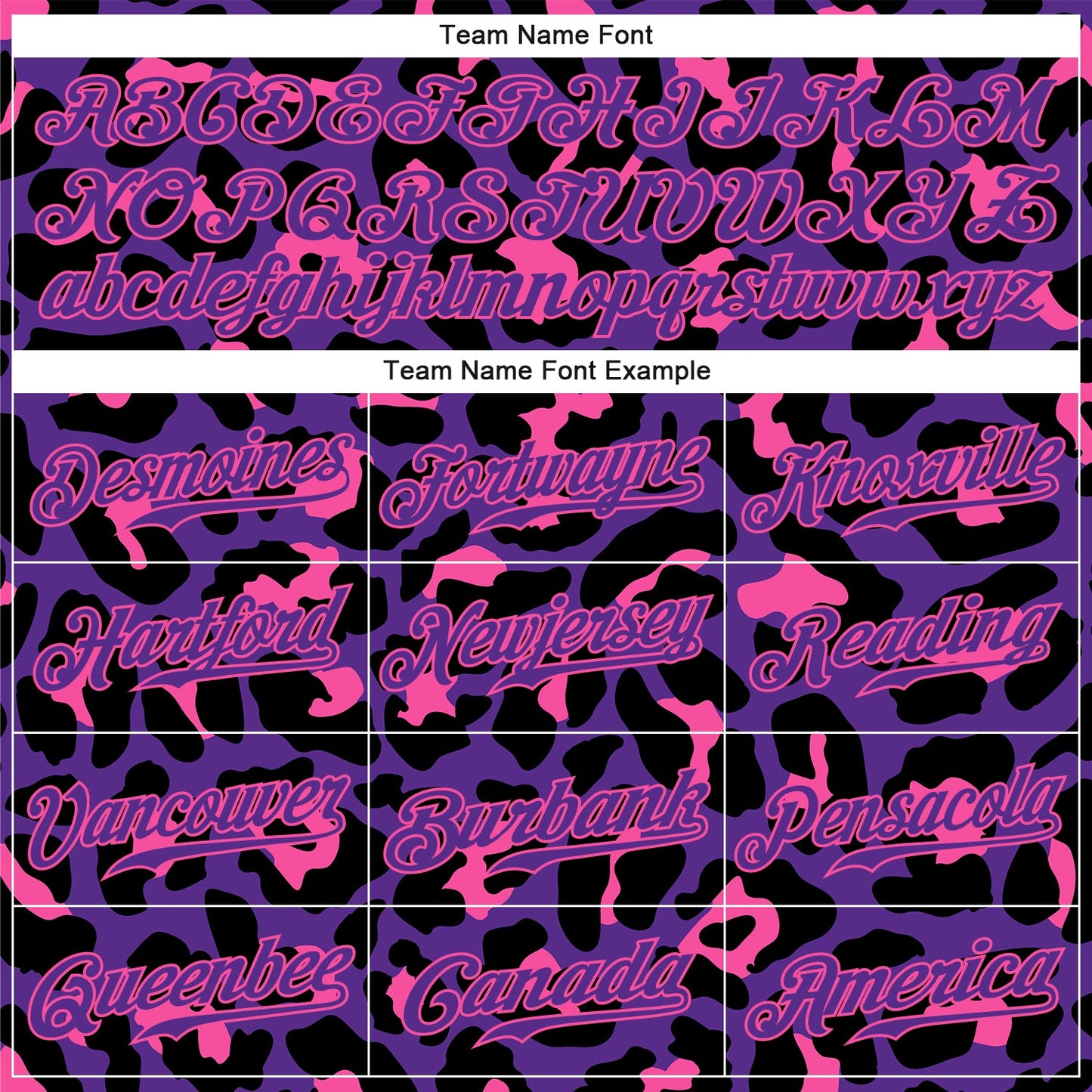 Custom Purple Purple-Pink 3D Pattern Design Leopard Authentic Baseball Jersey - Sky-Custom