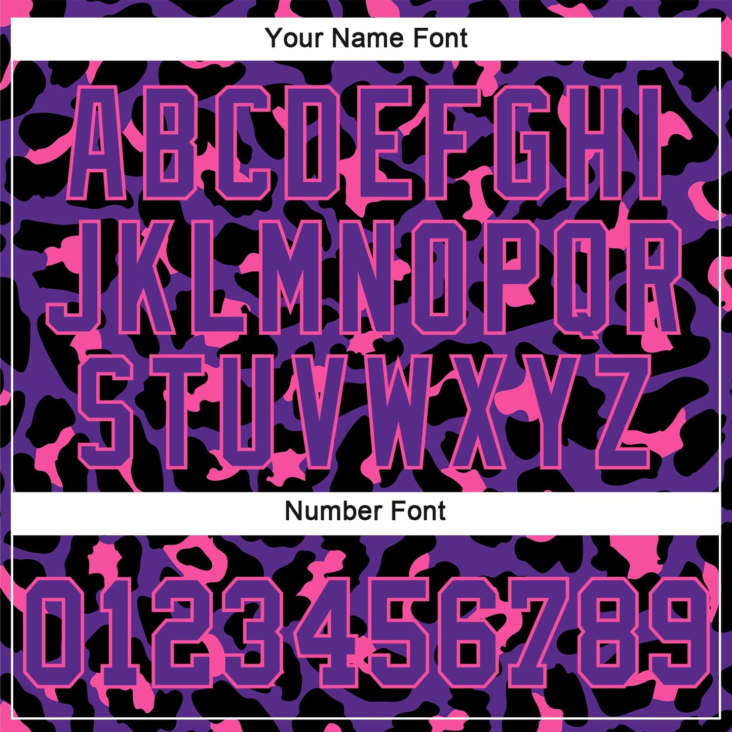 Custom Purple Purple-Pink 3D Pattern Design Leopard Authentic Baseball Jersey - Sky-Custom