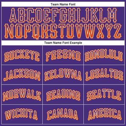 Custom Purple Orange-White Authentic Drift Fashion Baseball Jersey - Sky-Custom