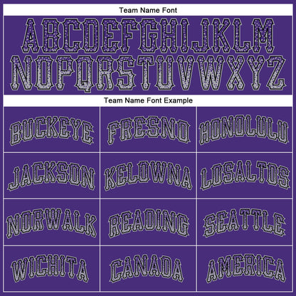 Custom Purple Gray-Black Authentic Drift Fashion Baseball Jersey - Sky-Custom