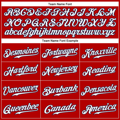 Custom Red White Pinstripe Navy-White Authentic Baseball Jersey - Sky-Custom
