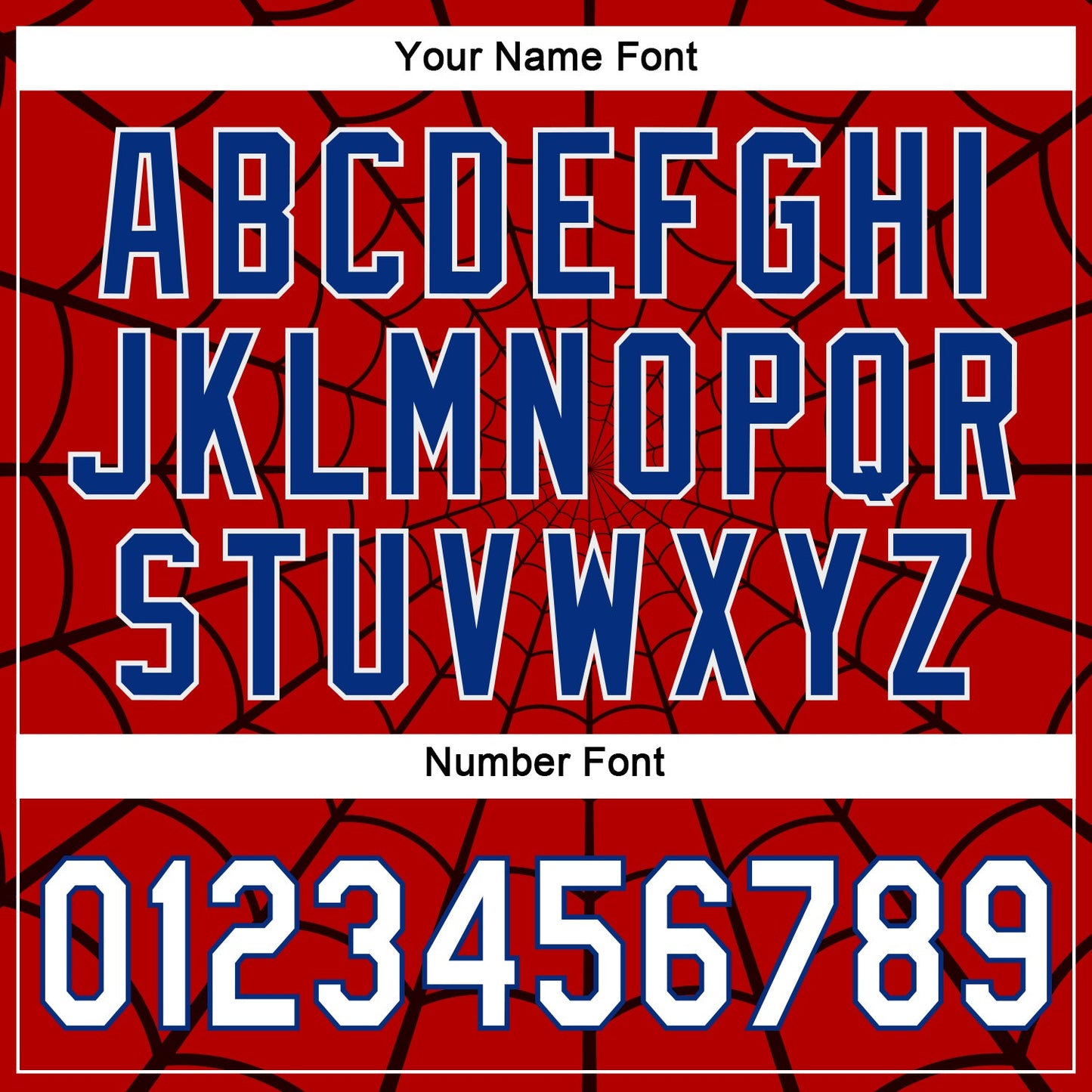 Custom Red White-Royal 3D Pattern Design Spider Web Authentic Baseball Jersey - Sky-Custom