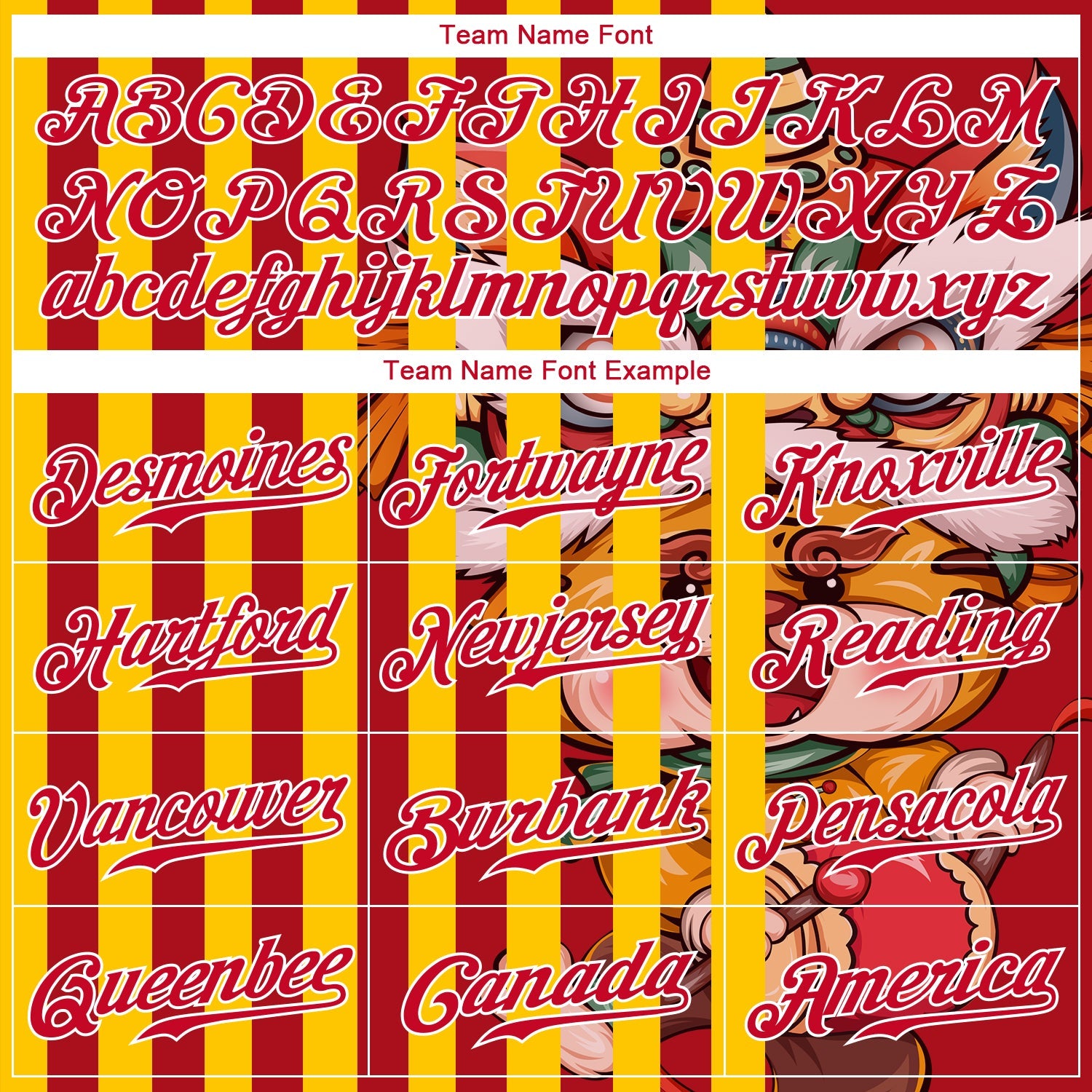 Custom Red Red-White 3D Pattern Design Cute Tiger Authentic Baseball Jersey - Sky-Custom