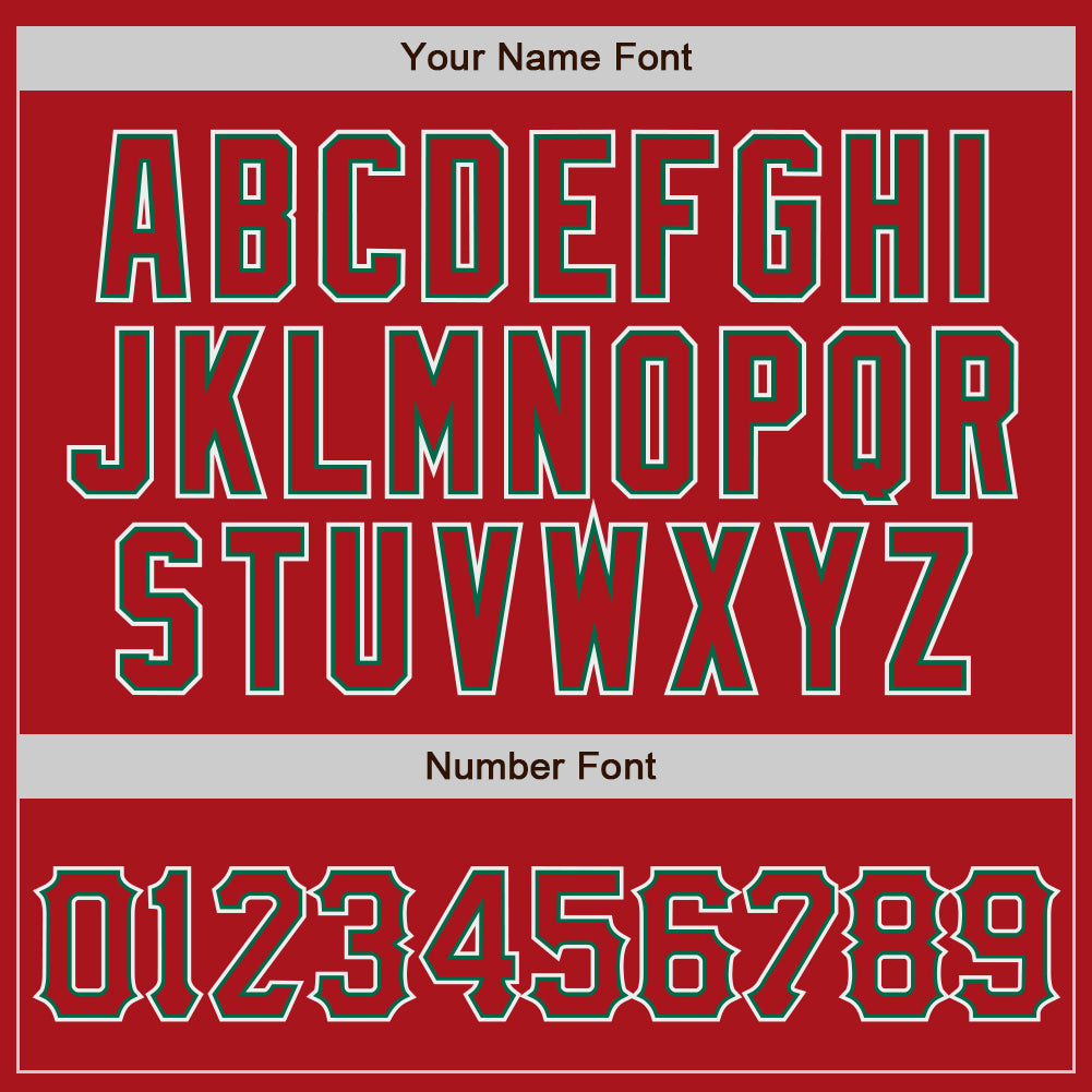 Custom Red Red-Kelly Green Authentic Baseball Jersey - Sky-Custom