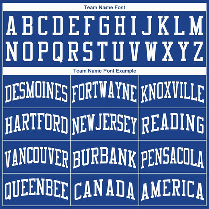 Custom Royal White Round Neck Basketball Jersey - Sky-Custom
