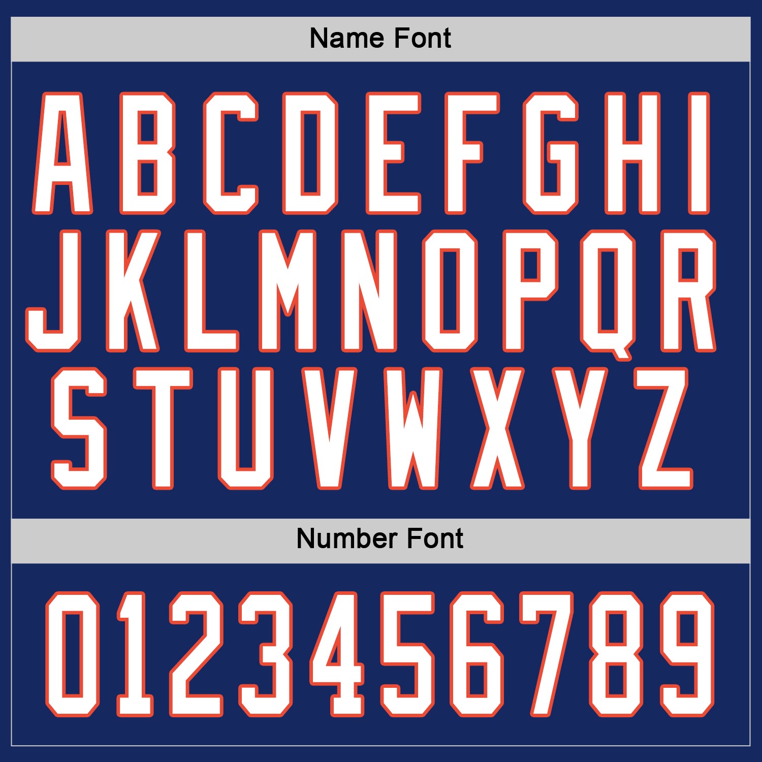 Custom Royal White-Orange Hockey Jersey - Sky-Custom
