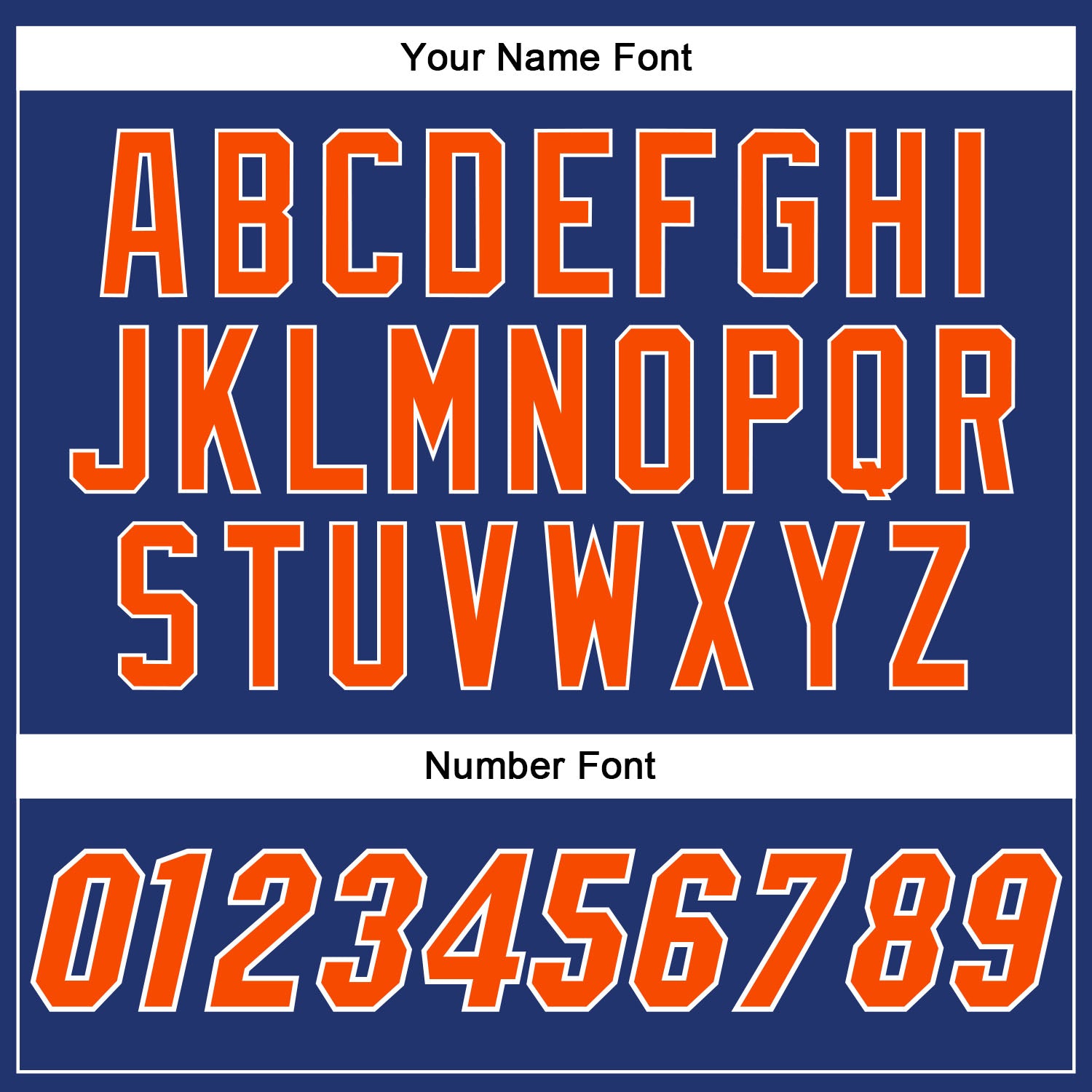 Custom Royal Orange-White Authentic Baseball Jersey - Sky-Custom