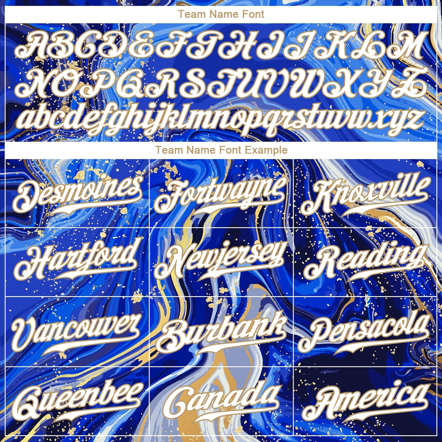 Custom Royal White-Old Gold 3D Pattern Design Marble Authentic Baseball Jersey - Sky-Custom