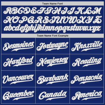 Custom Royal White-Gray Authentic Baseball Jersey - Sky-Custom