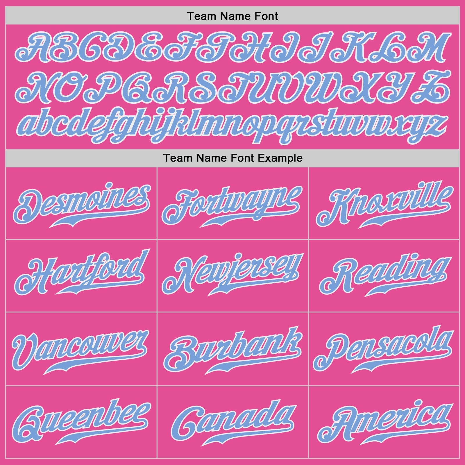 Custom Pink Light Blue-White Authentic Split Fashion Baseball Jersey - Sky-Custom