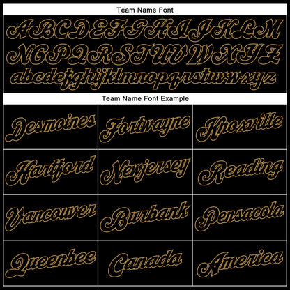 Custom White Black-Old Gold Authentic Split Fashion Basketball Jersey - Sky-Custom