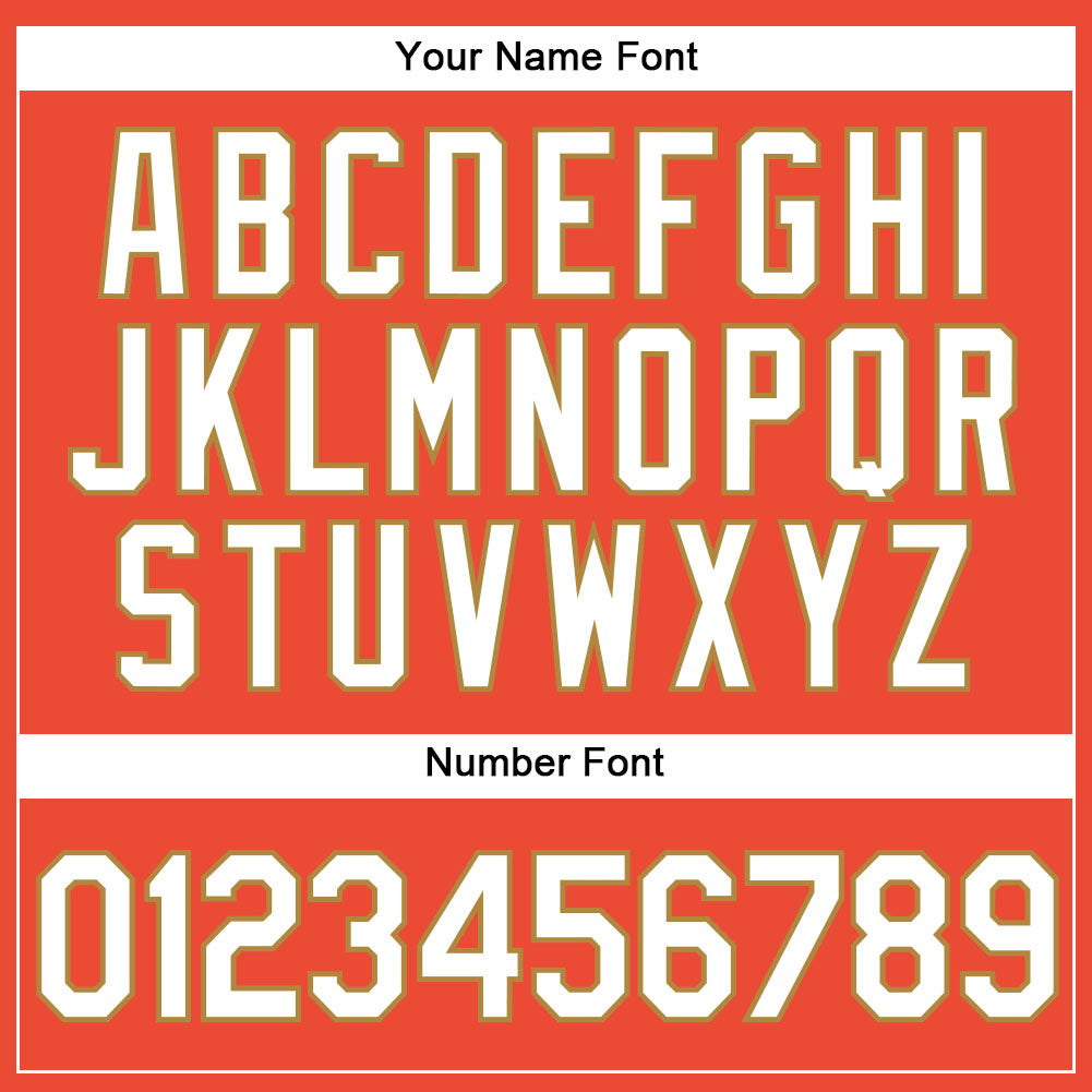 Custom Orange White-Black Authentic Split Fashion Basketball Jersey - Sky-Custom