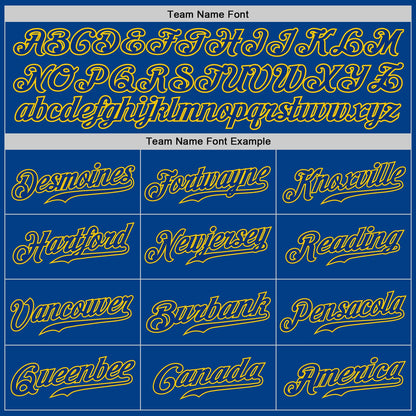 Custom White Royal-Gold Authentic Split Fashion Baseball Jersey - Sky-Custom
