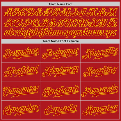 Custom White Red-Gold Authentic Split Fashion Baseball Jersey - Sky-Custom
