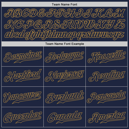 Custom White Navy-Old Gold Authentic Split Fashion Baseball Jersey - Sky-Custom