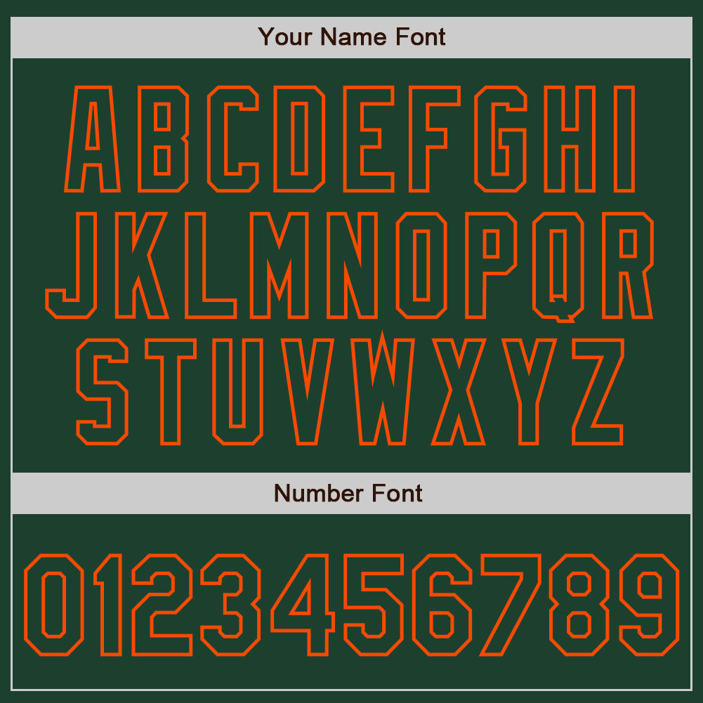 Custom White Green-Orange Authentic Split Fashion Baseball Jersey - Sky-Custom