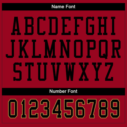 Custom Red Black-White Mesh Split Fashion Football Jersey - Sky-Custom