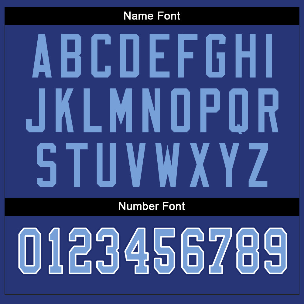 Custom Royal Light Blue-White Mesh Split Fashion Football Jersey - Sky-Custom