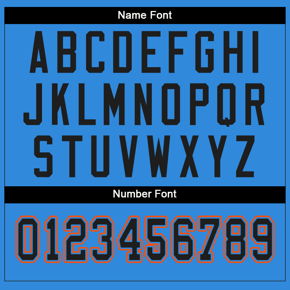 Custom Powder Blue Black-White Mesh Split Fashion Football Jersey - Sky-Custom